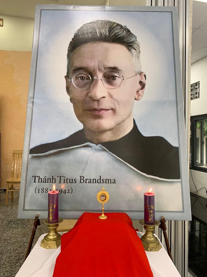Thánh Lễ Tạ Ơn Mừng Vị Thánh Mới của nhà Dòng, Titus Brandsma